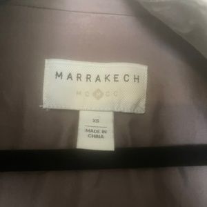 Marrakech Purple Leather Jacket